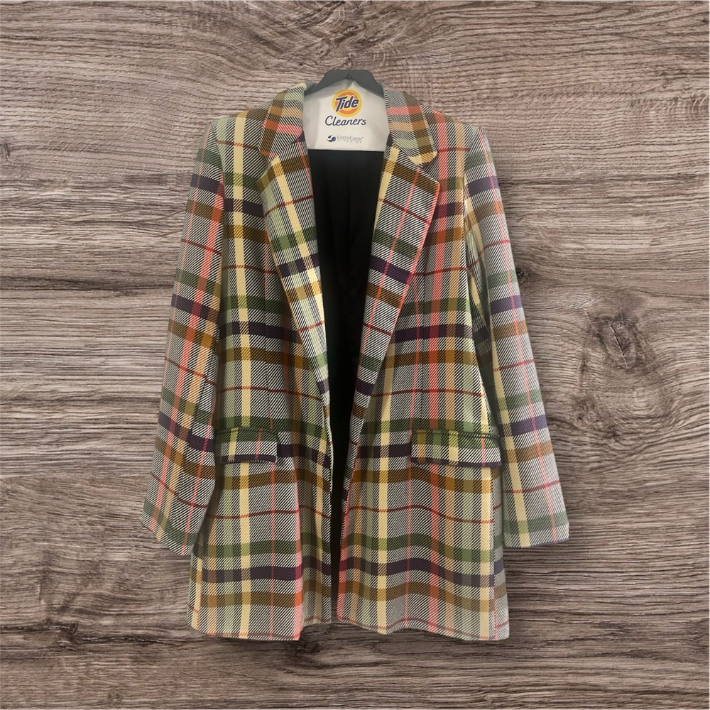 Plaid Women's Blazer
